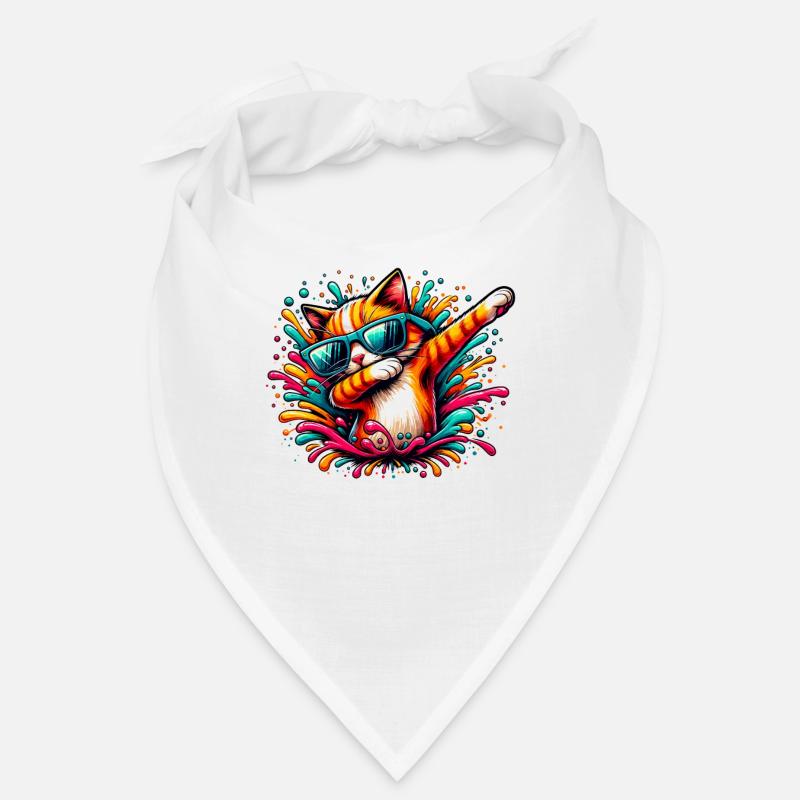 Splash Art Doublage Chat Lunettes de Soleil Chaton Chats Bandana