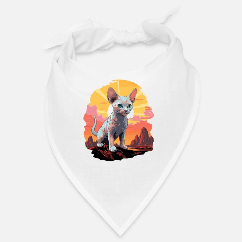 Devon Rex Kätzchen Devon Rex Katze Bandana