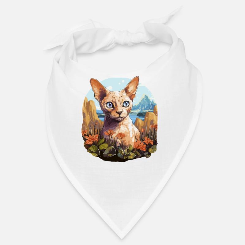 Devon Rex Kätzchen Devon Rex Katze Bandana
