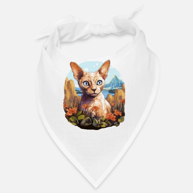 Devon Rex Kätzchen Devon Rex Katze Bandana