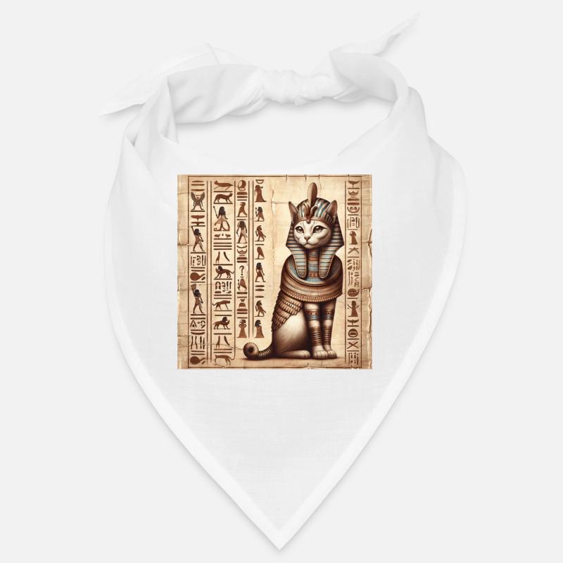 Pharaon Papyrus Scroll Désert Rétro Bandana