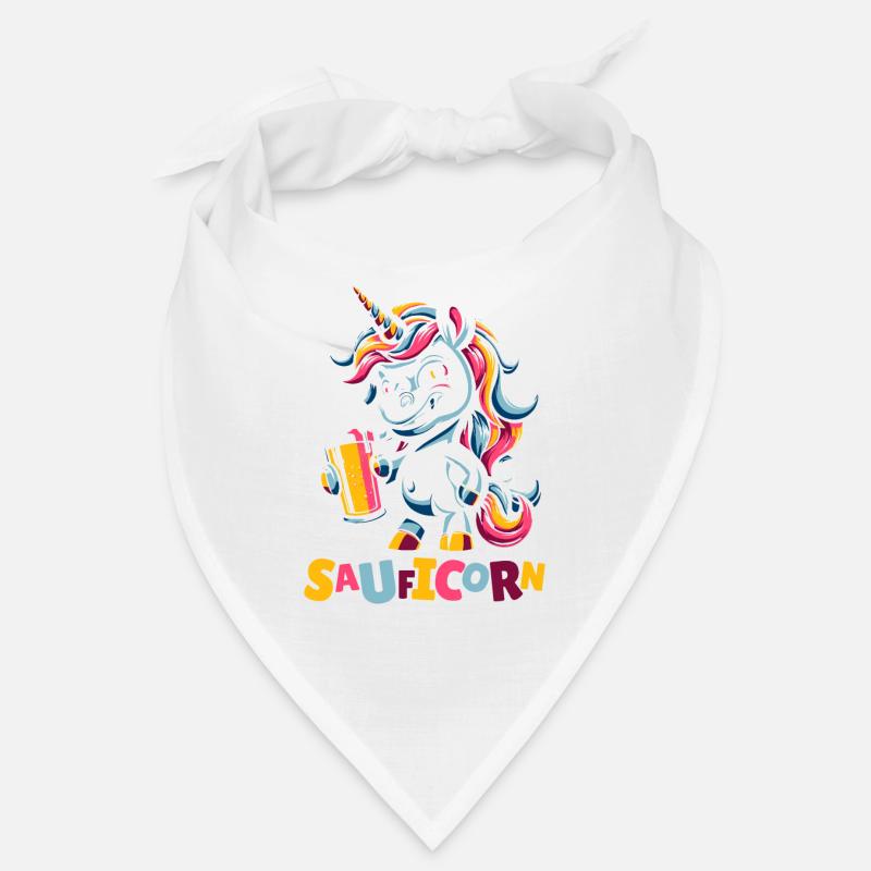 Bier Bierliebhaber Einhorn Sauficorn Bandana
