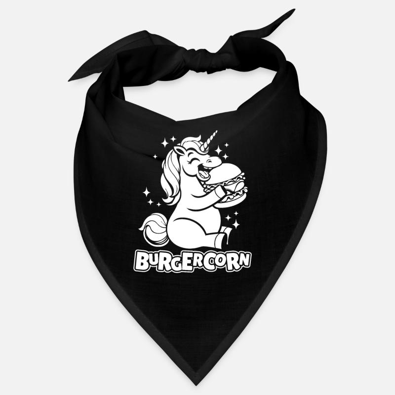 Burger Hamburger Einhorn Burgercorn Bandana