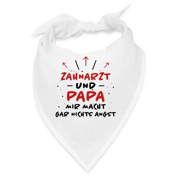 Zahnarzt Spruch Beruf Lustiges Zahnarzt Geschenk - Bandana - Weiß - Vorne