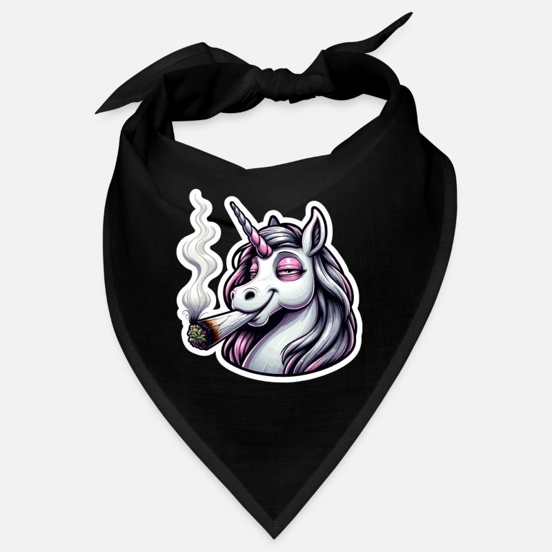 Licorne avec Joint Hemp Cannabis Bandana