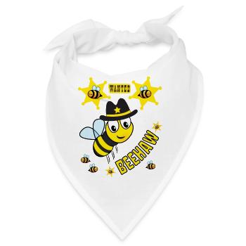 BIENEN-SHERIFF BEEHAW WESTLICHE KINDER - Bandana - Weiß - Vorne