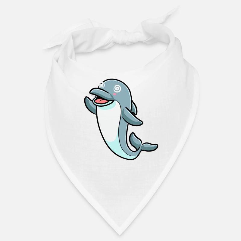 Dolphin Emoticon Bandana