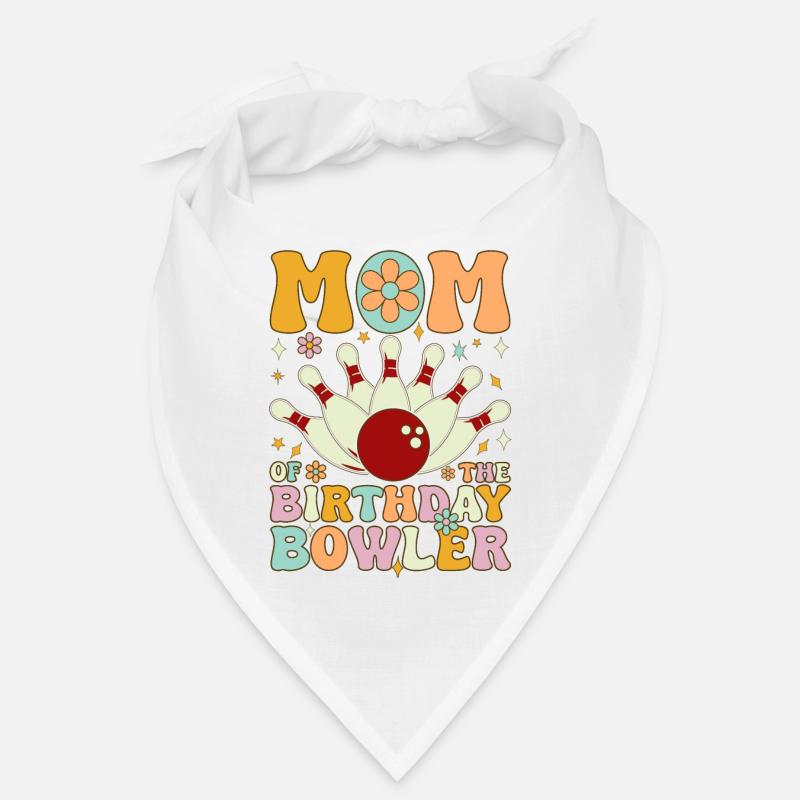 Mutter des Geburtstagskeglers Groovy Bowling Mom Bandana