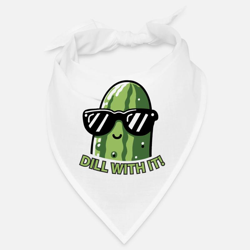 Cornichon au concombre drôle à l’aneth Bandana