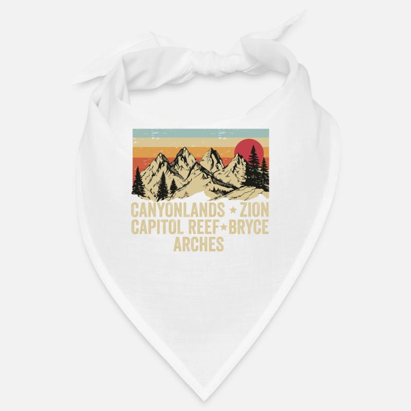 Explore Utah National Parks Mountains Bandana