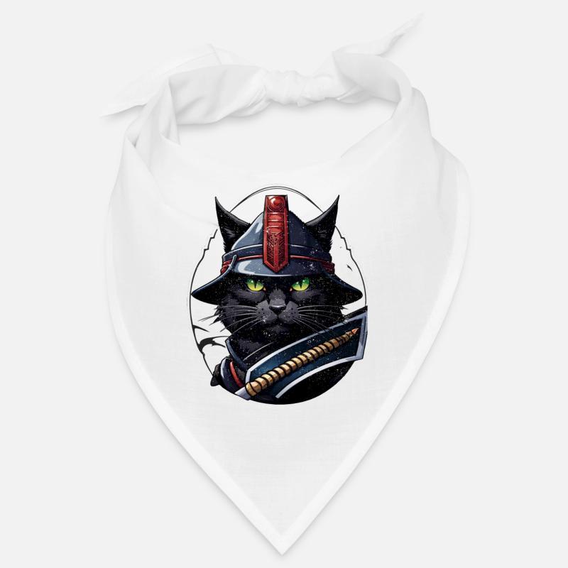 chat ninja - chaton samourai Bandana