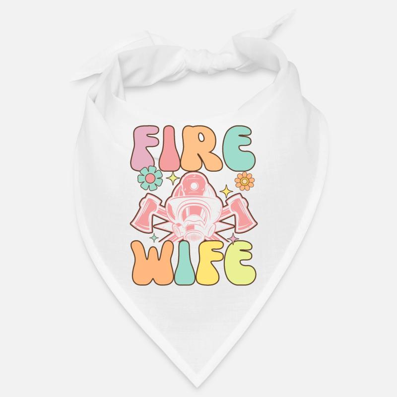 Feuer Ehefrau Groovy Feuerwehrmann Feuerwehrfrau Bandana