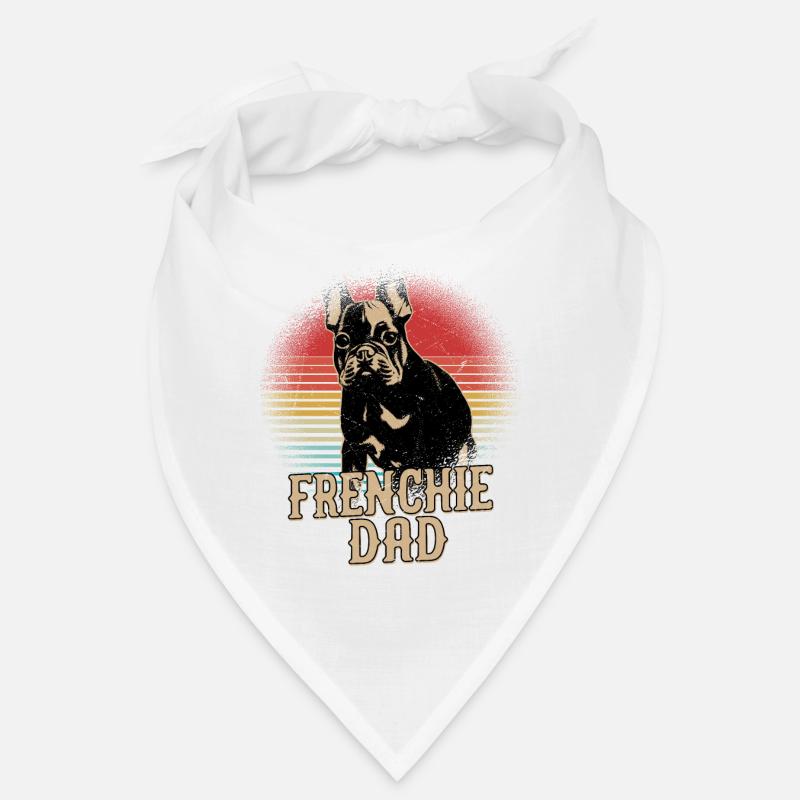 Frenchie Papa Bouledogue Français Propriétaire Bandana