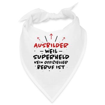 Ausbilder Spruch Beruf Lustiges Ausbilder Geschenk - Bandana - Weiß - Vorne
