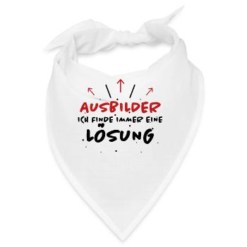 Ausbilder Spruch Beruf Lustiges Ausbilder Geschenk - Bandana - Weiß - Vorne