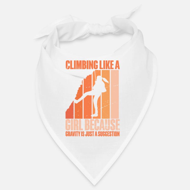 Rock Climber Climbing Mountain Bandana