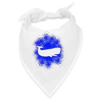Pottwal Ozean Schützer - Bandana - Weiß - Vorne