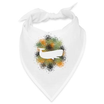 Pottwal Ocean Schützer - Bandana - Weiß - Vorne