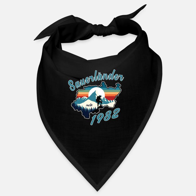 1982 Geburtstag Sauerländer Original Retro Sunset Bandana