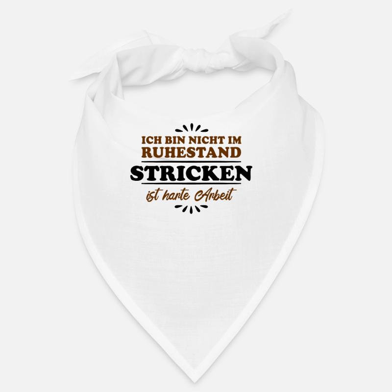 Pensionné Retraité Tricot Bandana