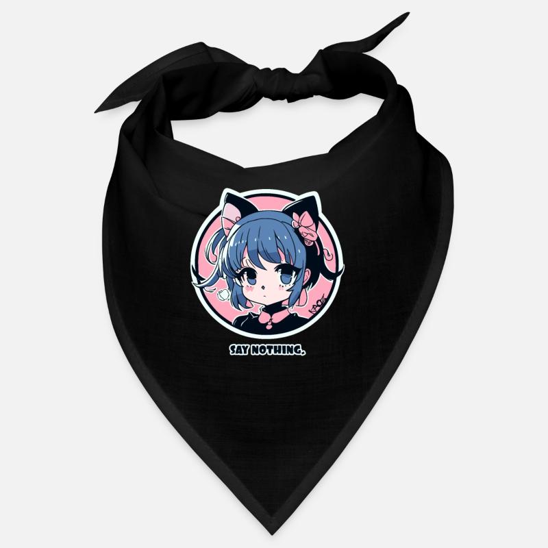 Das süßeste süße Anime-Mädchen, sag nichts Bandana