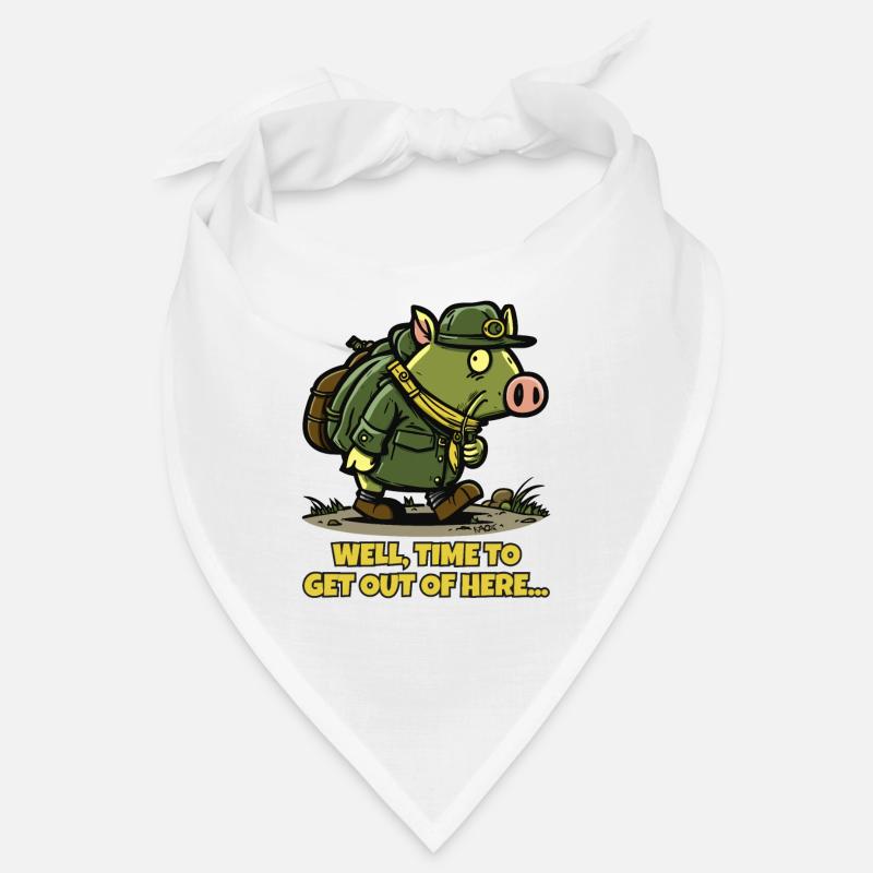 Time to get away from here: Wandering Pig Bandana