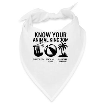 Strandhemd, kennen Sie Ihr Tierreich Faultier Strand - Bandana - Weiß - Vorne