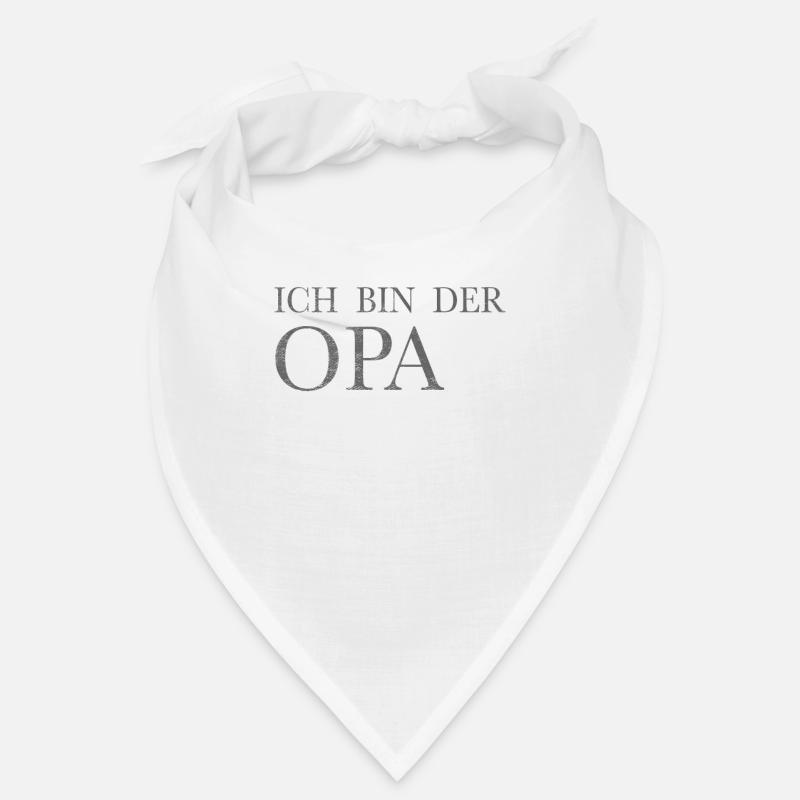 Ich bin der Opa - Bandana - Weiß