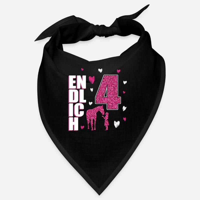 Endlich 4 Pferd Pony Bandana