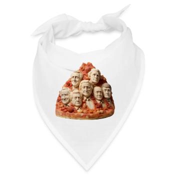 Ruhmeshalle der Pizza-Präsidenten - Bandana - Weiß - Vorne