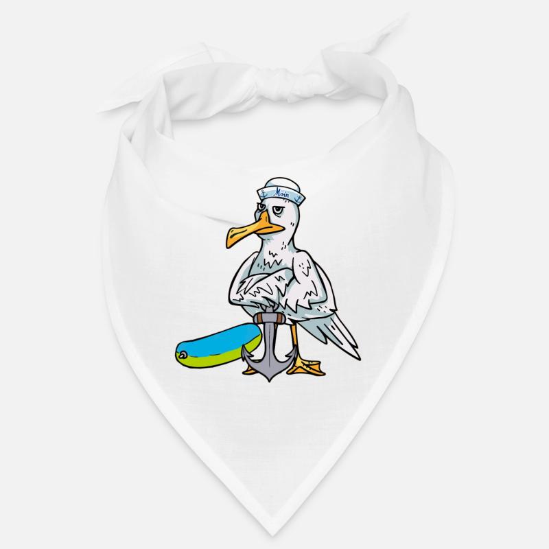 Möwe Matrose Seenot Schwimmring maritim Bandana