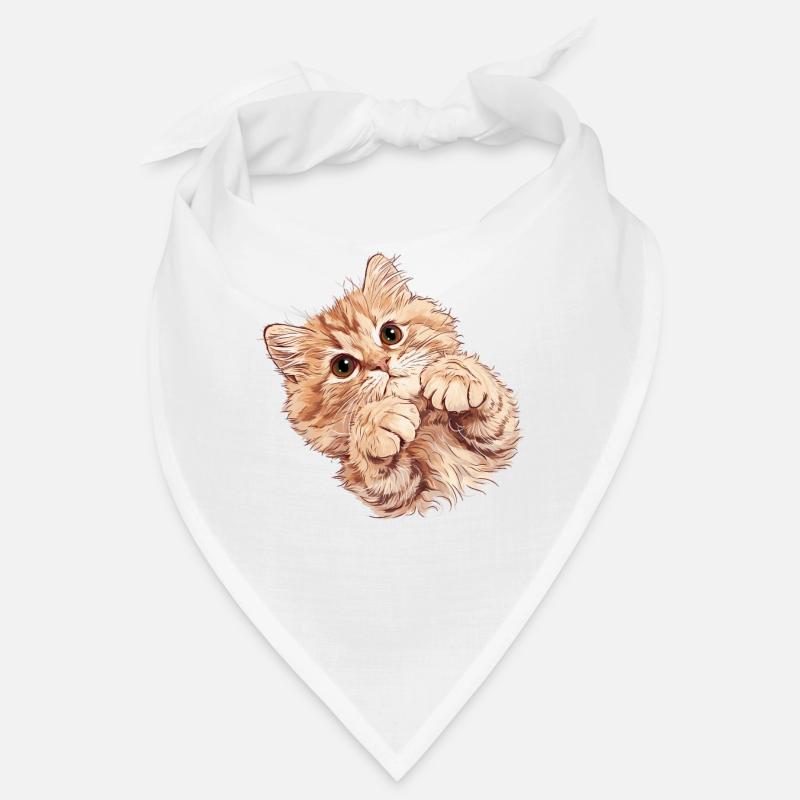 Ragamuffin Kätzchen Ragamuffin Katze Bandana