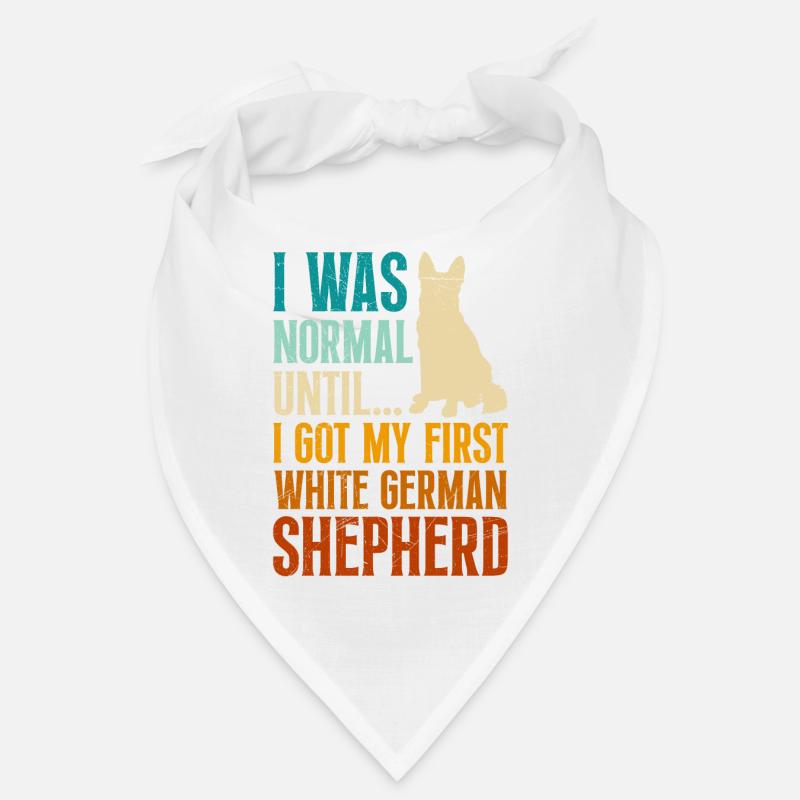 German Shepherd Owner Until my First White German Bandana