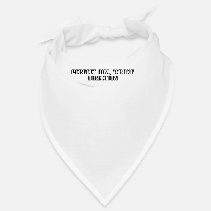 Bowling - Perfect aim, wrong direction - Bandana - Weiß