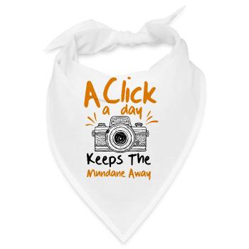 Klicken Sie Auf Capture Slay - Lustige Fotografie - Bandana - Weiß - Vorne