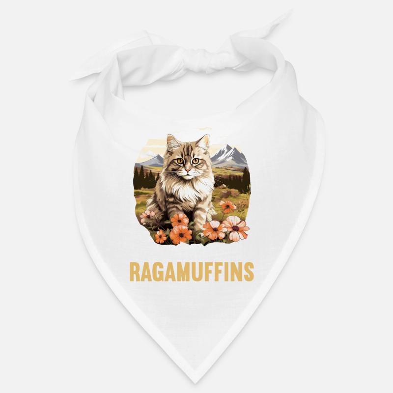 Ragamuffin Kätzchen Ragamuffin Katze Bandana