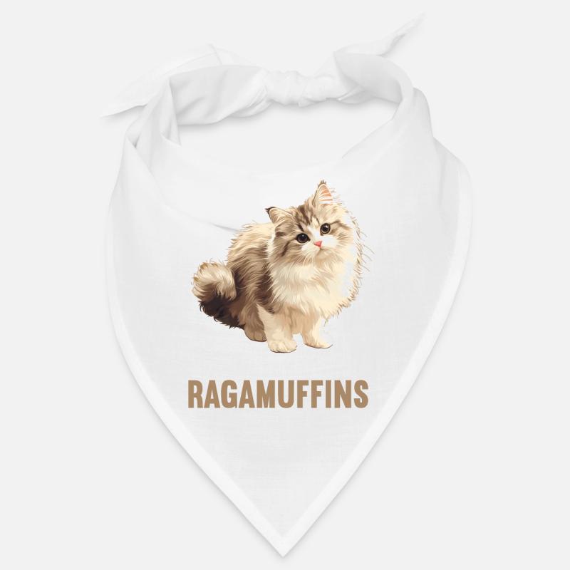Ragamuffin Kätzchen Ragamuffin Katze Bandana