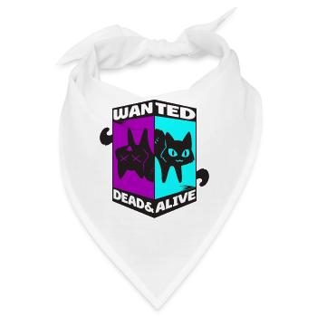 Physik Quanten Nerd Dead Alive Schrödingers Katze - Bandana - Weiß - Vorne