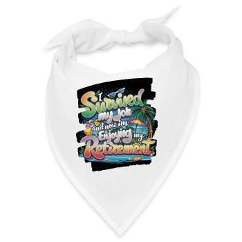 Genießen Sie den Rückzugsort in der Lagune - Bandana - Weiß - Vorne