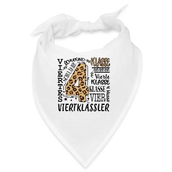 4.Klasse - Bandana - Weiß - Vorne
