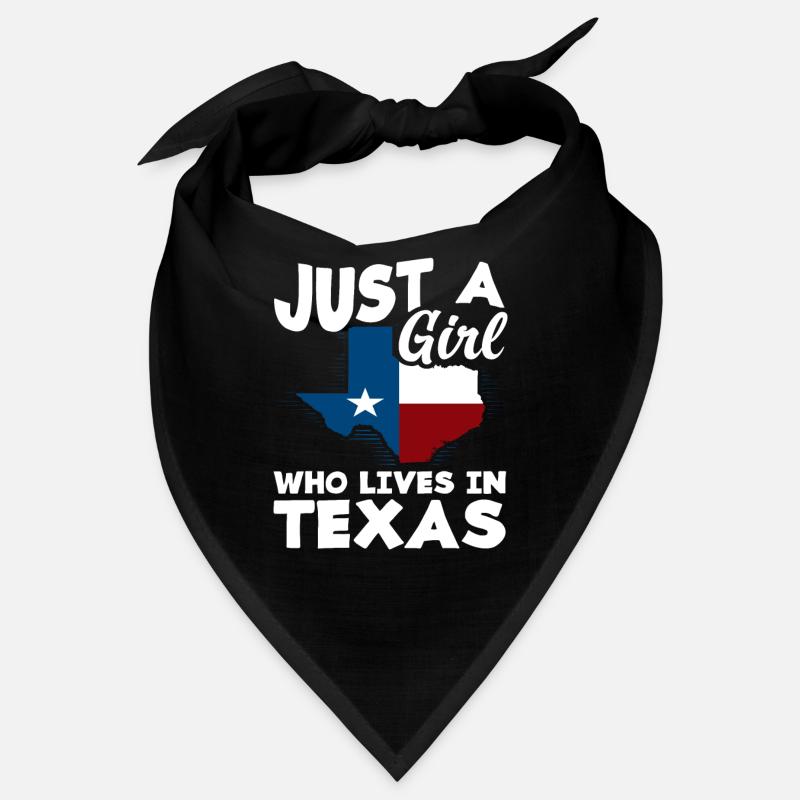 Fille qui aime le Texas Bandana