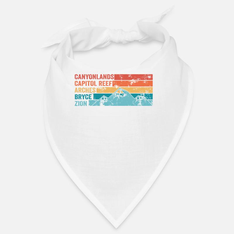 Explore Utah National Parks Mountains Bandana