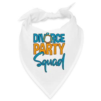 Divorce Party Squad 4 - Bandana - Weiß - Vorne