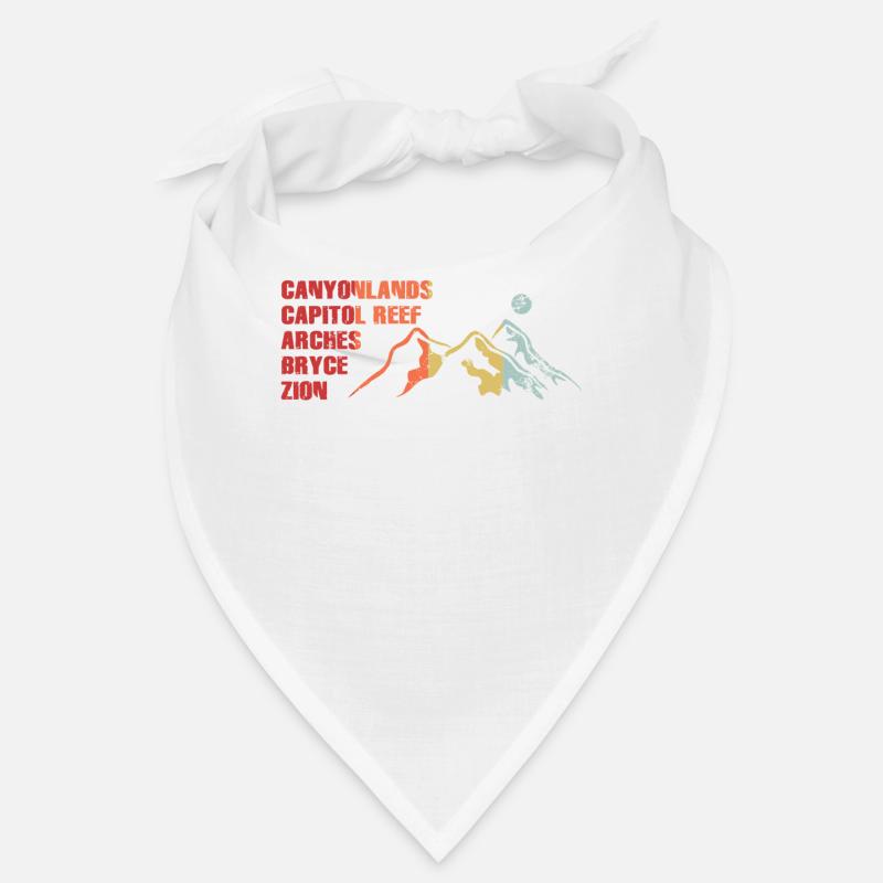 Explore Utah National Parks Mountains Bandana