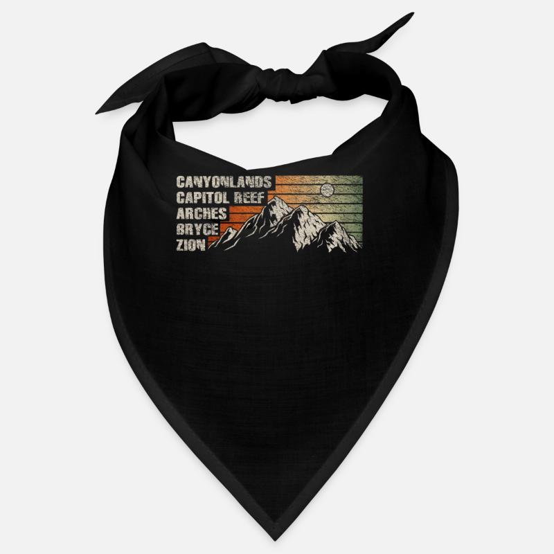 Explore Utah National Parks Mountains Bandana