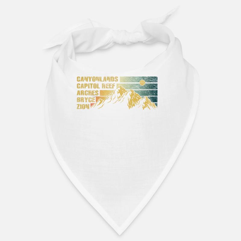 Explore Utah National Parks Mountains Bandana