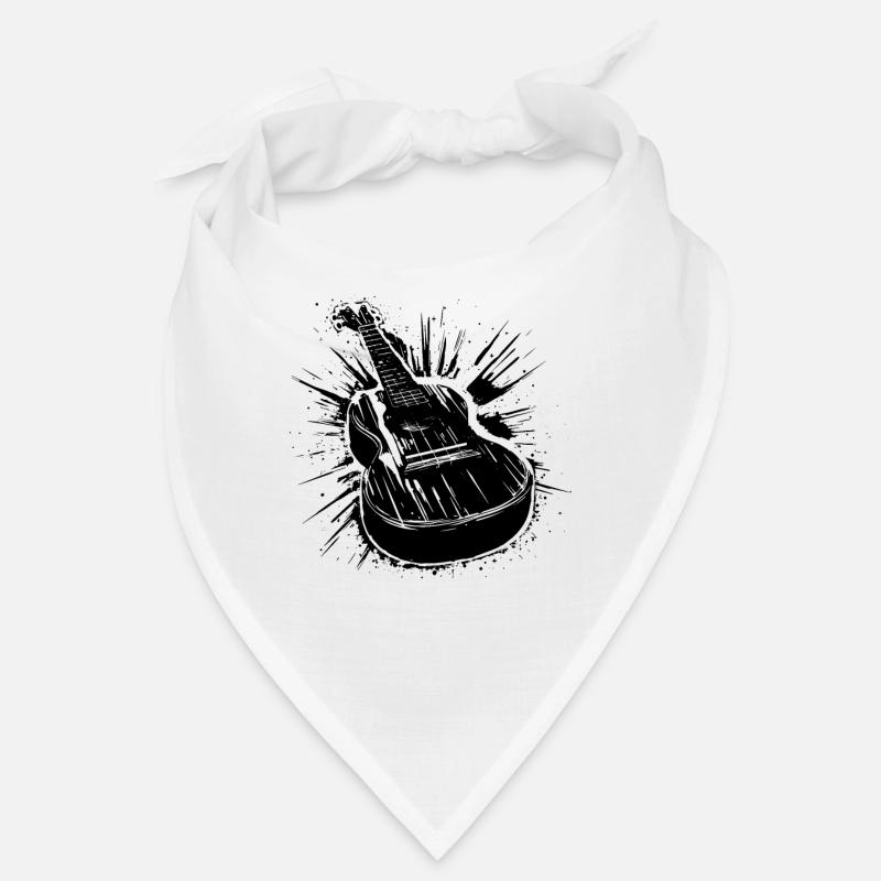 Ukulele Drawing Bandana