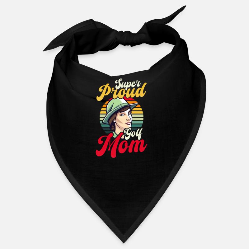 Maman golfeuse Super fière maman de golf Bandana