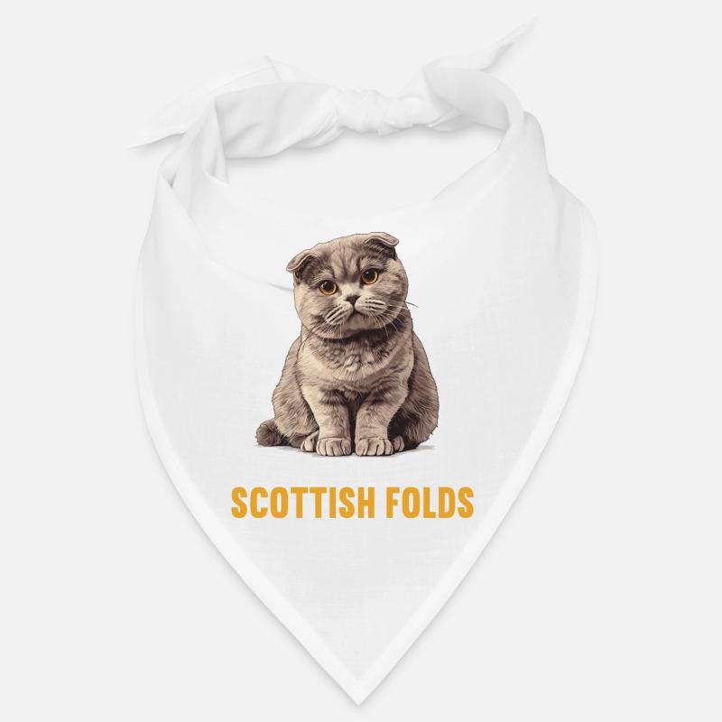 Scottish Fold Kitten Scottish Fold chat Bandana