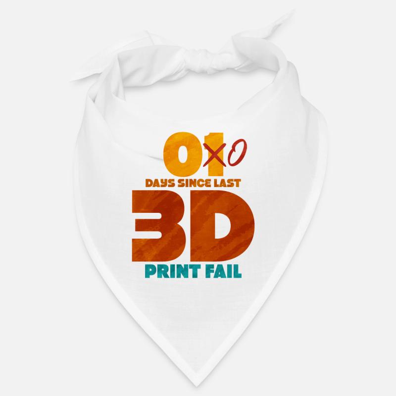 3d printing - Bandana - Weiß